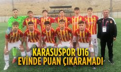 Karasuspor U16 evinde puan çıkaramadı