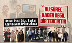 Karasu Esnaf Odası Başkan Adayı Levent Arslan sahada