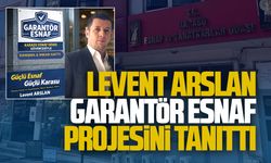 Levent Arslan esnaf–tüketici ilişkisini güçlendirecek yeni projesini açıkladı