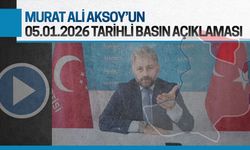 Başkan Murat Ali Aksoy, basın açıklamasında bulundu