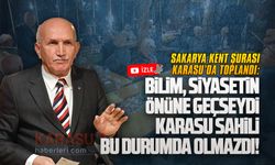 154.toplantısını Karasu’da yapan Kent Şurası’nın konusu kıyı erozyonu