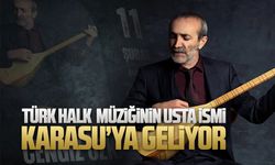 Türk halk müziğinin usta ismi Cengiz Özkan Karasu’ya geliyor