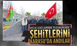 Hocalı katliamının yıldönümünde şehitlerini Karasu’da andılar