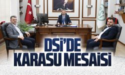 Başkan İshak Sarı ve Hüseyin Çakır, DSİ’de temaslarda bulundu