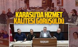 Karasu Belediyesi’nde müdürler toplantısı yapıldı
