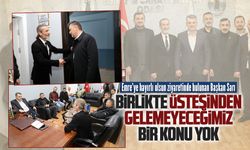 Başkan Sarı’dan Cihan Emre’ye hayırlı olsun ziyareti