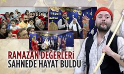 Gönüllü öğretmenler, miniklere Ramazan’ı tiyatroyla anlattılar