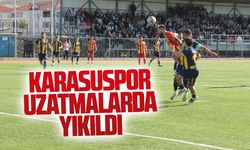 Karasuspor uzatmalarda yıkıldı