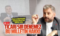 Basın açıklamasında bulunan Murat Ali Aksoy’dan KARSAŞ çıkışı