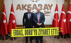 Sinan Erbaş, Aksaray Valisi Murat Duru’yu ziyaret etti