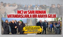 Ali İnci ve İshak Sarı Karasu’da Roman vatandaşı ziyaret etti