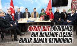 Aykut Süt: Ayrışmış bir dönemde ilçede birlik olmak sevindirici