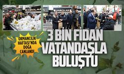 Karasu’da Ormancılık Haftası’nda 3 bin fidan ücretsiz dağıtıldı
