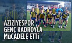 Aziziyespor genç kadroyla mücadele etti