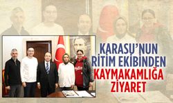 Ritim Grubu’ndan Kaymakam Arslan’a iade-i ziyaret