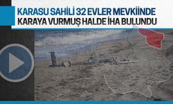 Karasu sahiline İHA vurdu, patlamaya karşı önlem alındı