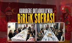 Kurudere Ortaokulu’nda birlik sofrası