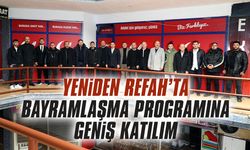 Yeniden Refah Karasu teşkilatı, parti binasında bayramlaştı
