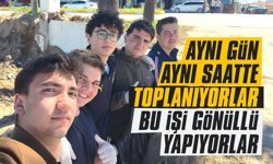 Atatürk Anadolu Lisesi öğrencilerinin tekdire şayan hassasiyeti