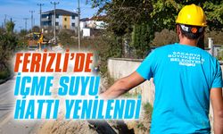 Ferizli’de içme suyu hattı yenilendi