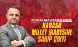 CHP İlçe Başkanı Aykut Süt’ten miting açıklaması