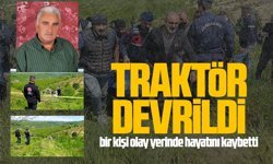 Darıçayırı’nda traktör devrildi, bir kişi hayatını kaybetti
