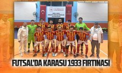 Futsal’da Karasu 1933 fırtınası