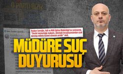 Başkan Sarıoğlu, okul müdürü için yargı sürecini başlattıklarını söyledi