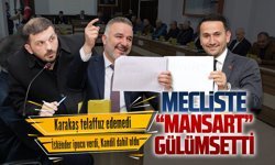 Meclis toplantısında mansart krizine kağıtlı espri