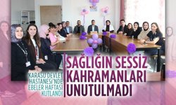 Karasu Devlet Hastanesi’nde Ebeler Haftası kutlandı