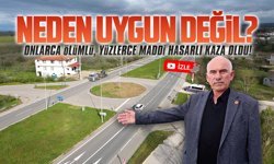 Karasu kavşağındaki göbeğe trafik ışığı talebi