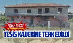 Başkan Murat Çiftçi, spor tesisi kaderine terk edildiğini söyledi