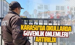 Karasu’da okullarda güvenlik önlemleri artırıldı