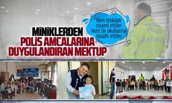 Polis haftasında Şehit Teğmen Ömer Faruk Civelek Anaokulu’ndan anlamlı etkinlik