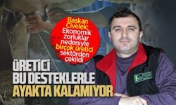 Karasu Süt Üreticileri Birliği Başkanı Yusuf Civelek, desteklemelerin yetersiz olduğuna değindi