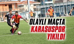 Olaylı maçta Karasuspor yıkıldı