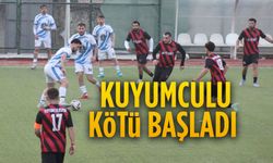 Kuyumculu kötü başladı