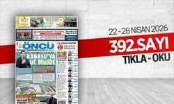 Öncü Karasu Gazetesi 392.sayı