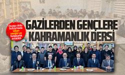 Gazilerden gençlere kahramanlık dersi