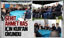 Şehit Ahmet Baş için sekizinci yılında Kur’an okundu