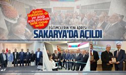 Türk Eğitim Sen Sakarya binasının açılışında Karasu da hazır bulundu