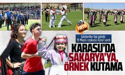 Karasu'da 19 Mayıs ruhuna yakışan kutlama