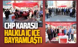CHP Karasu’da halk arasında bayramlaştı