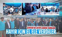 Karasu’da Kur’an kursu inşaatına destek için hayır çarşısı düzenlendi
