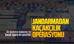 Jandarmadan kaçakçılık operasyonu