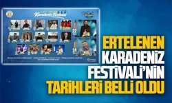 Ertelenen Karasu Karadeniz Festivali’nin yeni tarihi belli oldu