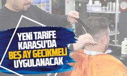 Berber tarifeleri Karasu’da beş ay sonra güncellendi