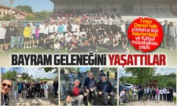 Aziziye Mahallesi Tıntın Deresi’nde yüzlerce kişi bayramlaştı
