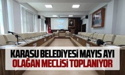 Karasu Belediyesi Mayıs ayı olağan meclisi toplanıyor