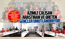 Kaymakam Arslan, TÜBİTAK başarısı elde eden öğrencilerle buluştu